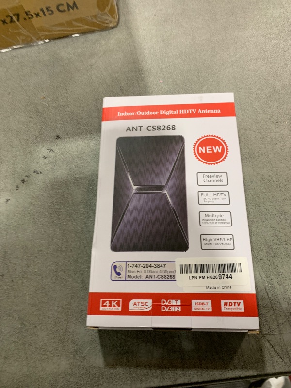 Photo 1 of 2025 Upgraded Indoor TV Antenna, 2800+ Miles Range HD Digital Antenna for Smart TV, Strongest with Amplified Signal Booster Supports 4K 8K 1080p All TVs- 38FT Coaxial Cable for Local Channels