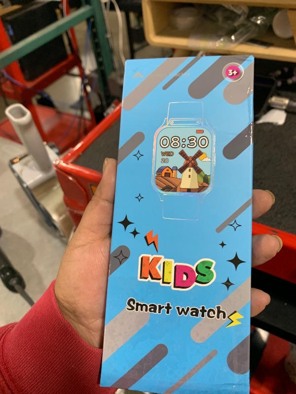 Photo 1 of 1.85" Kids Watch, AI(Translation/Q&A/Watch Face/Image Recognition)Smartwatches with Heart Rate,Sleep Monitor,Video Music Pedometer,NO APP/Phone, Gifts for 3-12 Years old Boys Girls(Built-in AI, Black)