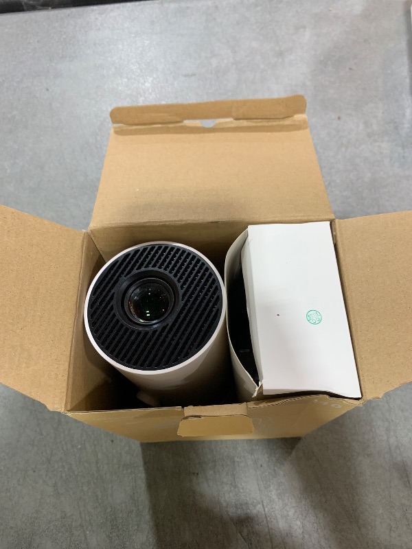 Photo 1 of [Built-in Apps & 2025 Upgraded] Mini Projector with WiFi 6 and Bluetooth 5.4 Support 4K 1080P Auto Keystone 180° Rotatable Projector Portable Compatibile with HDMI/TV Stick/Memory Stick/Laptop, White