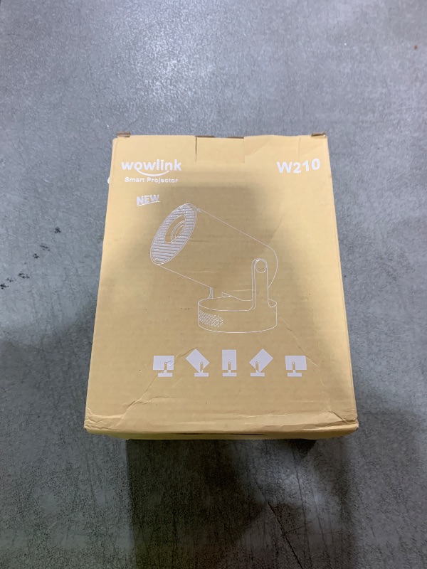 Photo 1 of [Built-in Apps & 2025 Upgraded] Mini Projector with WiFi 6 and Bluetooth 5.4 Support 4K 1080P Auto Keystone 180° Rotatable Projector Portable Compatibile with HDMI/TV Stick/Memory Stick/Laptop, White