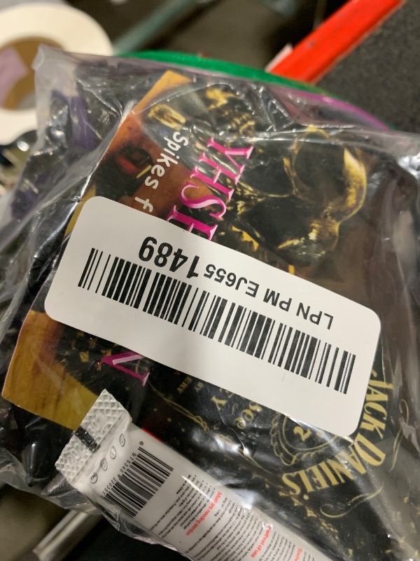 Photo 1 of 1 Yard Spike for Crafts Stude for Clothing, Black Spike Stud with Glue, Cone Flatback Plastic Trim Mesh for Holloween Party Decoration Costume DIY Crafts