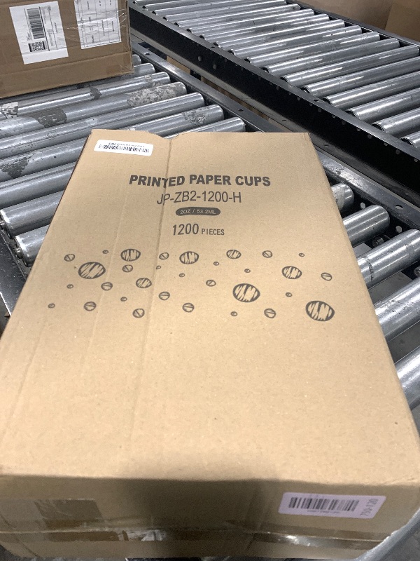 Photo 1 of [1200 Pack] 2 oz Small Paper Cups, 2oz Disposable Bathroom Cup, Mouthwash Cups, Cold Disposable Drinking Cup for Party, Picnic, BBQ, Travel, and Event, Paper Sampling Cup, Assorted Grey Pattern