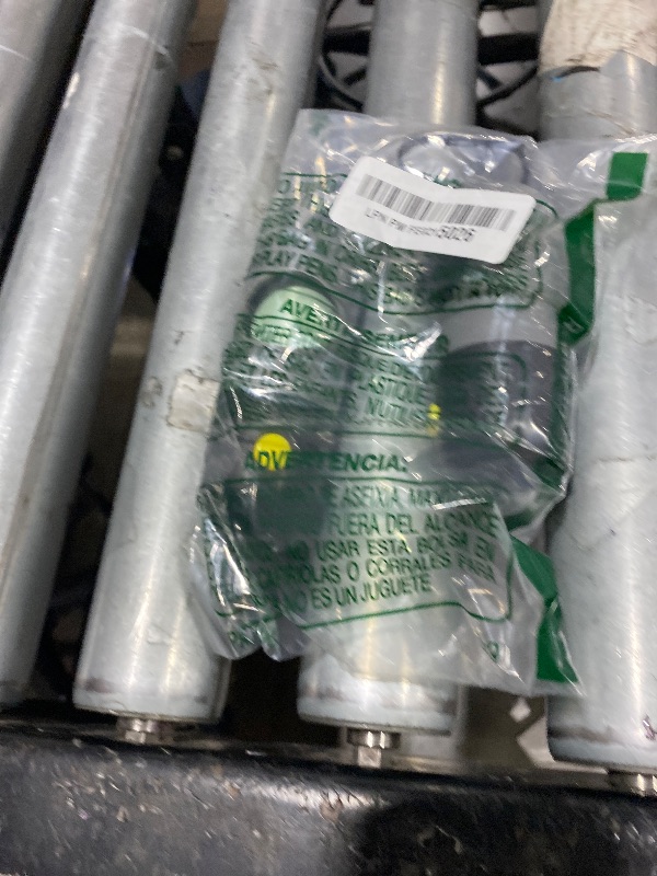 Photo 1 of *DAMAGE** 2 Pack Dog Poop Bag Dispenser with Built-in LED Flashlight, Pet Waste Bag Holder for Leash with Carabiner Clip for Lead Leash, 2 Rolls Leak-proof Doggy Waste Bags for Dog Walking, Grey