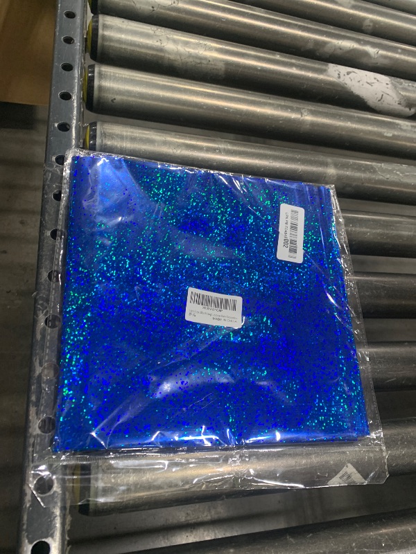 Photo 1 of 1 pcs Royal Blue Holographic Party Tablecloth 40" x 108" Iridescence Plastic Table Cloth Navy Blue Sparkly Table Covers 