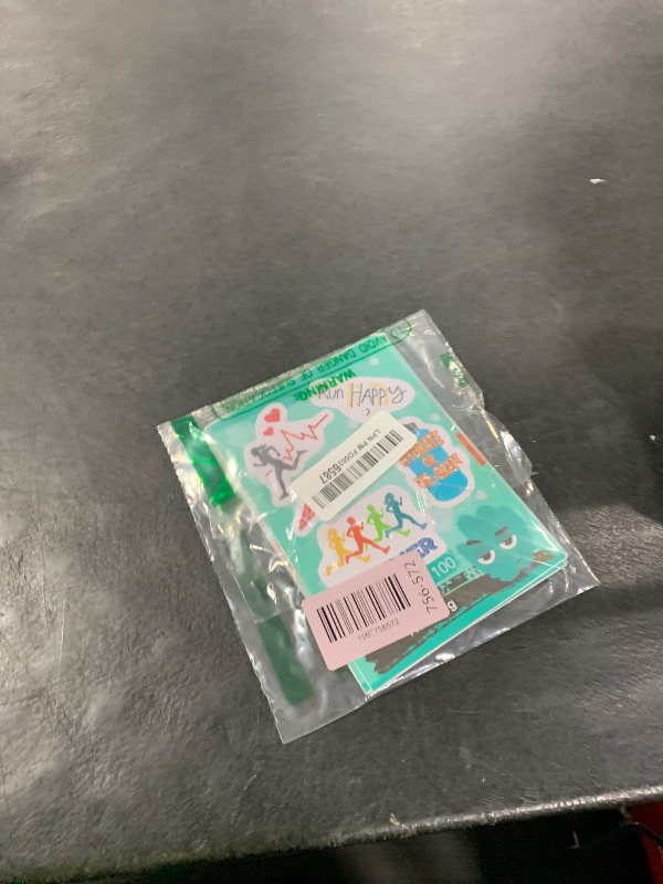 Photo 1 of 100Pcs Running Stickers for Water Bottles, Run Stickers, Runner Decals - Gifts for Runners - Running Party Favors - Gift for Women & Men