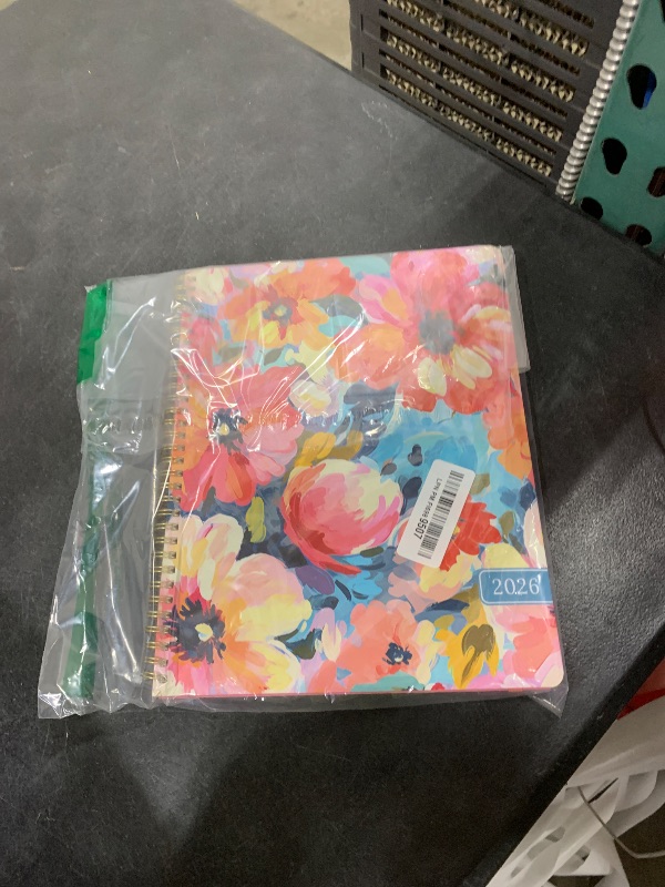 Photo 1 of 2026 Appointment Book Planner, Quarter-Hourly, Weekly & Monthly Appointment Planner (January 2026 - December 2026), 8.5"x11" Schedule Book with Flexible Cover & Tabs, Perfect for Office School Supplies - Pastel Garden