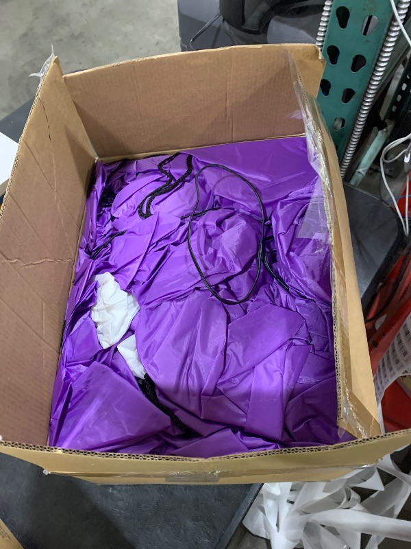 Photo 1 of 14 Ft Ht x 16 Ft L Giant Halloween Dinosaur Inflatable Blow Up Yard Decorations Large Dinosaur Bite Pumpkin with Witch Hat Build-in LED, Huge Halloween Decorations Outdoor Lawn Party Garden Decor