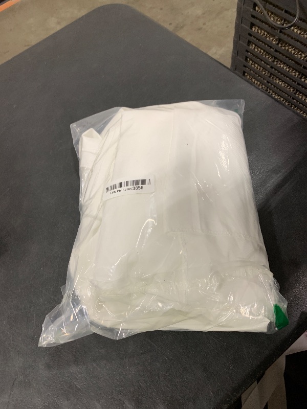 Photo 1 of 10 ft × 10 ft White Backdrop Curtain for Wedding Decor Holiday Party - White Wedding Backdrop Polyester Photography Backdrop Drapes Baby Shower Birthday Privacy Sliding Curtains Home Decor, 2 Panels