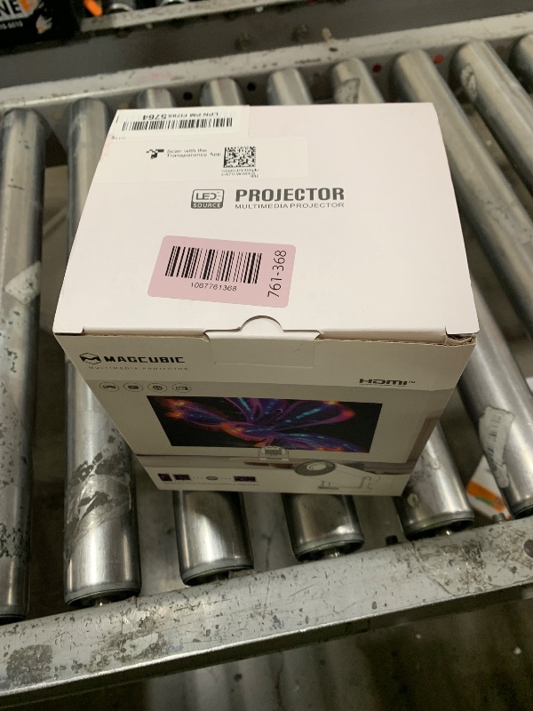 Photo 1 of ?Electric Focus?Magcubic Mini Projector 4K Support, Portable Projector with WiFi 6 and Bluetooth 5.4, Smart Proyector, 5W Soundbase Speaker, 180°Rotation for Home Theater