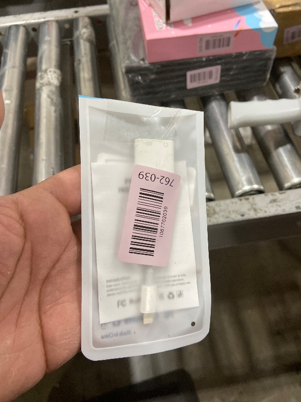 Photo 1 of [Apple MFi Certified] 2-in-1 Charging & Audio Adapter for iPhone, Lightning to 3.5mm Headphone Jack Dongle Splitter, Supports Hi-Res Lossless Sound, Compatible with iPhone 14/13/12/11/XS/XR/8/7 1Pack