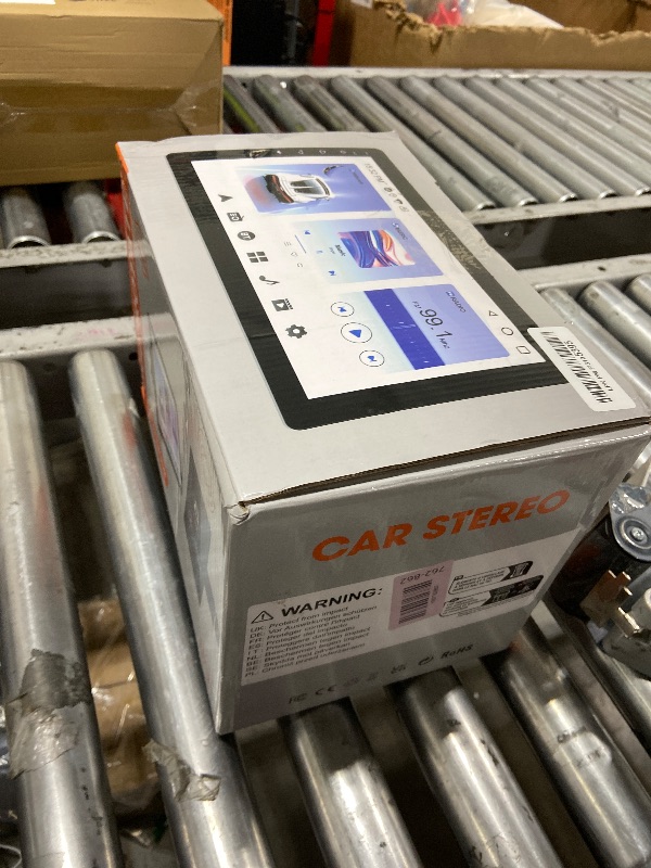 Photo 3 of Haudio 10.1 Inch Android 13 Car Stereo with Rotatable Touch Screen, Wireless CarPlay & Android Auto, 2G+32G, Single Din, for Ford F150, Chevy Silverado, Toyota Tacoma, Bluetooth, GPS, Backup Camera