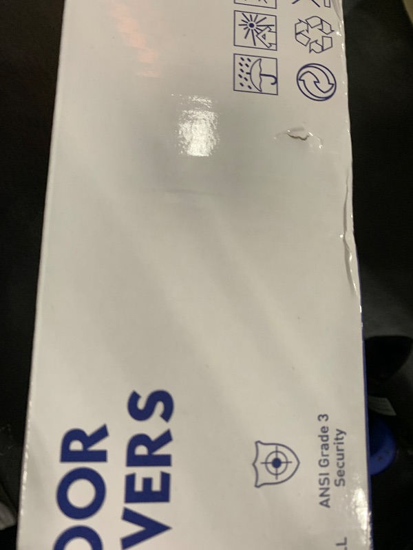 Photo 1 of (1 Pack) Keyed Alike Front Door Lever Lockset with Single Cylinder Deadbolt Combination Set, Wave Style Lever, Front Door/Exterior Door Knob with Lock and Deadbolt, Satin Nickel Finished