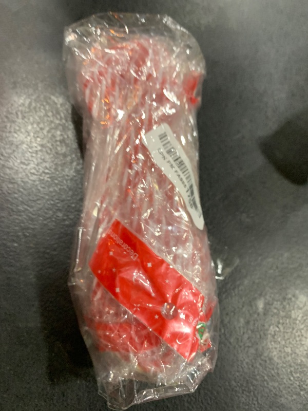 Photo 1 of 24pcs Christmas Candy Cane Christmas Holiday New Years Home Decoration Christmas Party Favors (Red and White)