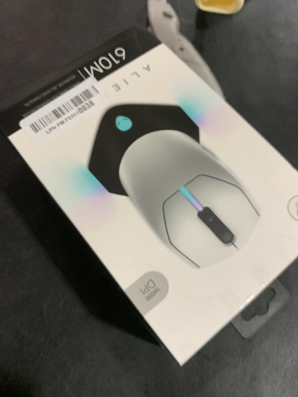 Photo 1 of Alienware Wired/Wireless Gaming Mouse AW610M - 16000 DPI, Optical Sensor, Ambidextrous, 7 Buttons, 3-ZONE 16.8m AlienFX RGB Lighting, Edge-Free Design, Ergonomic - Lunar Light