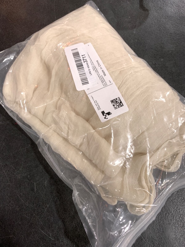 Photo 1 of 10FT Beige Cheesecloth Table Runner 120 Inch Rustic Boho Gauze Cheese Cloth Table Runner for Wedding Baby Shower Bridal Shower Birthday Party Home Decorations