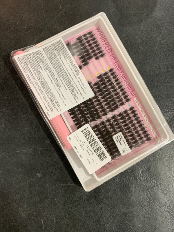 Photo 1 of Winifred Lash Clusters Kit Fairy Wispy Eyelash Clusters with Spikes Lash Extension Kit Cluster Eyelash Extensions C Curly Anime Individual Lashes Kit Lash Bond and Seal Tweezers (12-20mm)