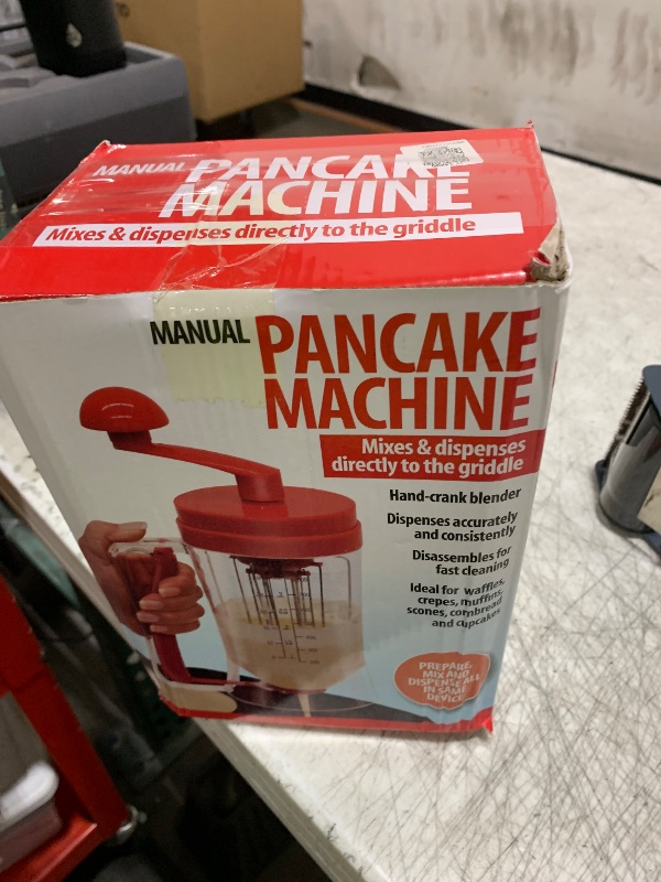 Photo 1 of Tissting Pancake Batter Dispenser, Manual Handheld Pancake Cupcake Batter Mixer with Handle, Cake Batter Separator with Batter Mixer for Cupcakes Waffles