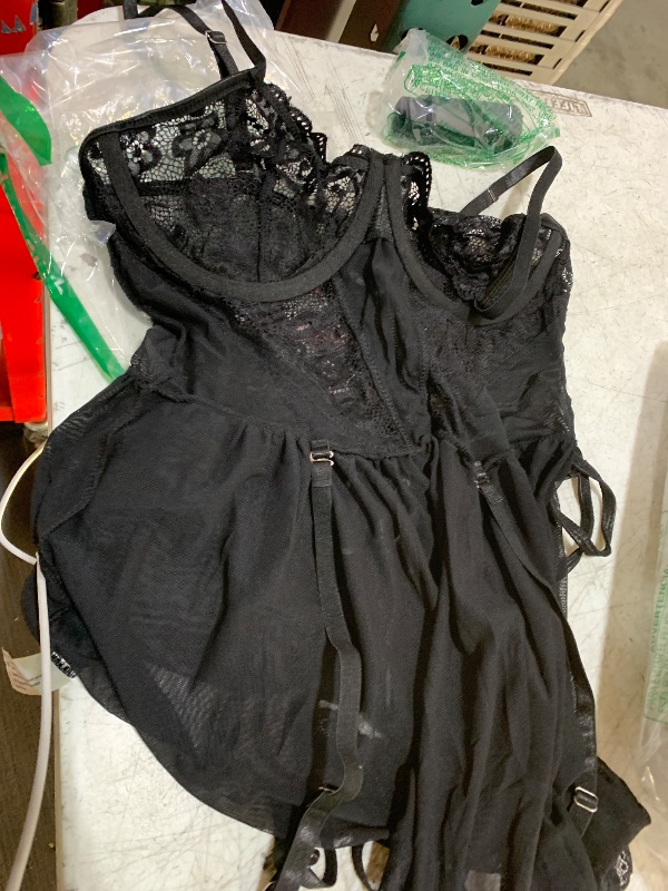 Photo 1 of Women Sexy Lingerie Dress Lace Babydoll Lingerie M