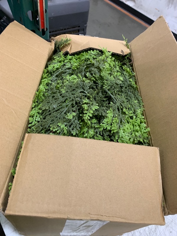 Photo 1 of ?2 Pcs? 9FT Cedar Garland with Lights, Prelit Christmas Garland Artificial Realistic, Real Touch Pine Christmas Garland for Mantle Stairs Outdoor Decoration, Battery Operated Faux Greenery Garlands