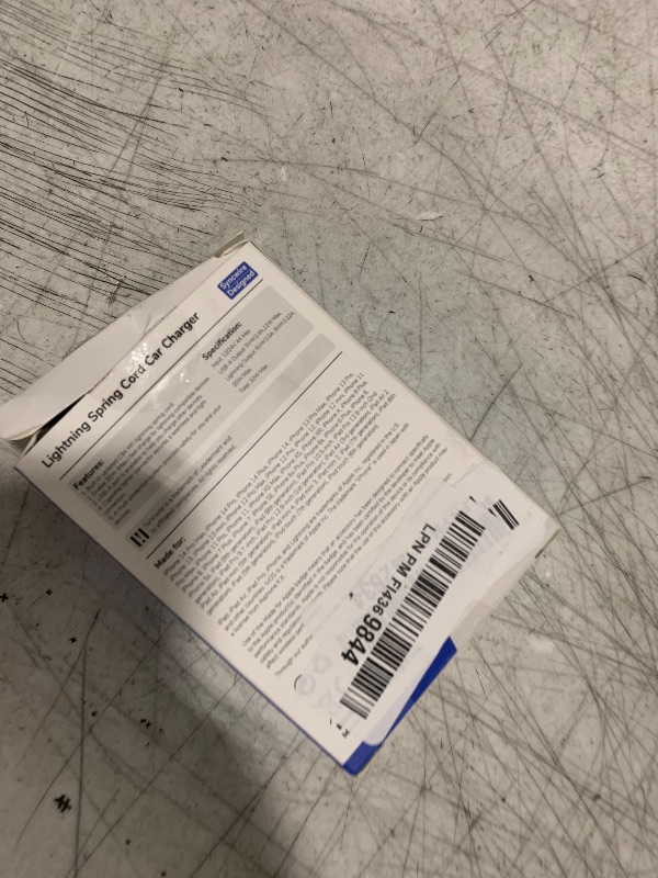 Photo 1 of [Apple MFi Certified] Syncwire iPhone Car Charger 32W Super Fast Car Charger iPhone Cigarette Lighter USB Car Adapter with Build-in 6.5FT Lightning Cable Coiled for Apple iPhone 14/13/12/11/Max, iPad