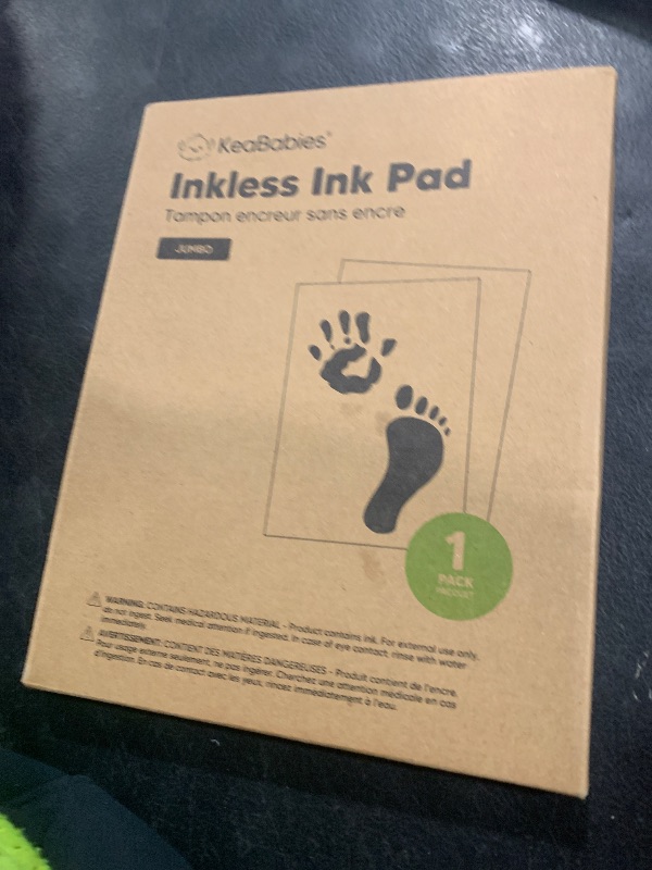 Photo 1 of 1-Pack Inkless Baby Hand and Footprint Kit - Mess Free Ink Pad for Newborn Keepsake, Dog Nose & Paw Print Kit, Clean Touch Ink Pad for Baby Hand & Footprints, Ideal New Mom Gifts (Candy Pink, J)
