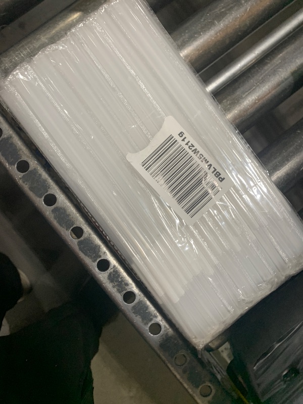 Photo 1 of [Individually Wrapped] 100 Pcs Clear Flexible Plastic Straws, Disposable Bendy Straws, 10.2" Long and 0.23'' Diameter, BPA-Free