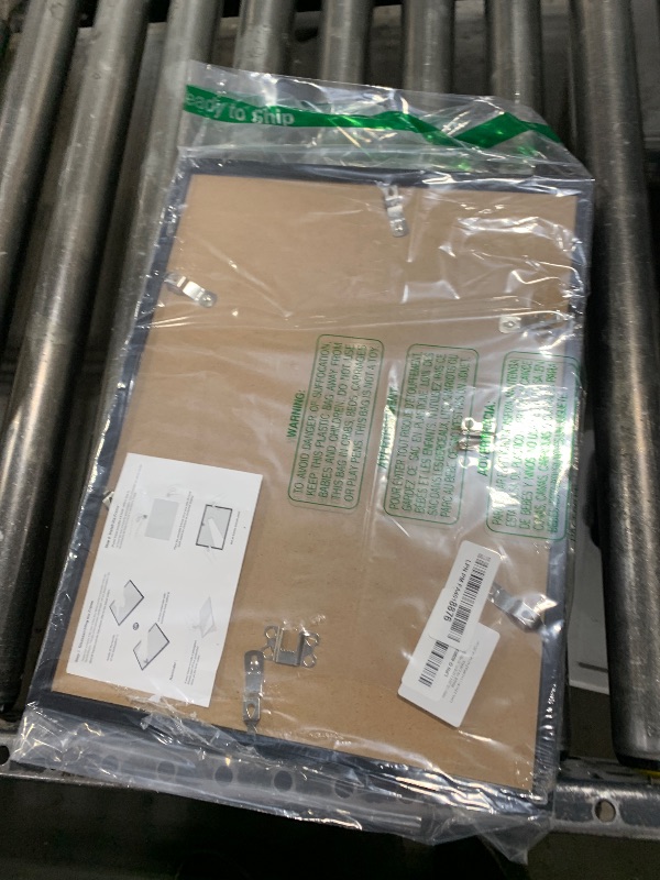 Photo 1 of JCJMY 12x16 Picture Frame Black with 11x14 Mat, Display Photo 11x14 with Mat or 12 x 16 Without Mat, Wall Hanging Large Frame with Plexiglass, Black