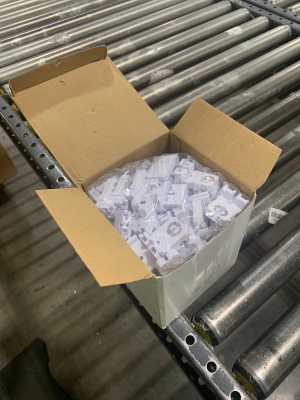 Photo 1 of 100 Pack Non Shunted LED Tombstones T8 T10 T12 Lamp Holder, Bulb Holder Non Shunted Tombstones T8 LED Fluorescent Tube Replacement Light Socket for Ballasts Replacements Kit