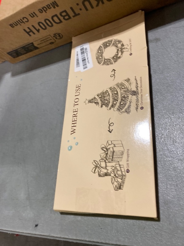 Photo 1 of 30 Pcs Velvet Ribbon Bows for Christmas Tree Decorations - Assorted Colors (Green, Brown, Red) 10 of Each, 5x7 in Pre-Tied Rustic Vintage Bows for Wreath, Garland, Gift Wrapping & Holiday Home Décor