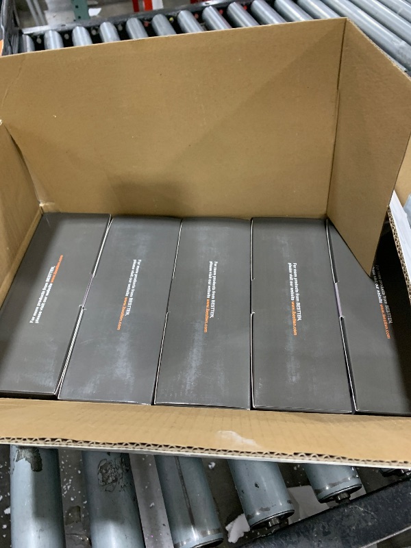 Photo 1 of [50 Pack] BESTTEN Single Pole Decorator Wall Light Switch with Wallplate, 15A 120/277V, On/Off Rocker Paddle Interrupter, UL Listed, White