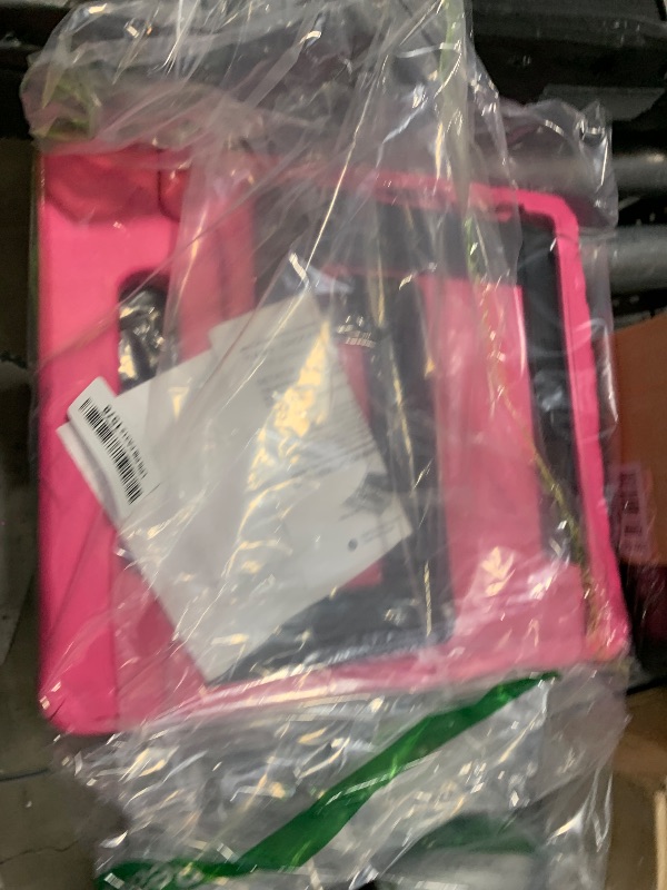 Photo 1 of BILLISGOVA New Kids Case for iPad Pro 12.9 Case Super Protection iPad Pro 12.9 inch 6th 5th 4th 3th Cover with Pencil Holder and Handle Stand for iPad Pro 12.9 2022 2021 2020 2018 Rose Red