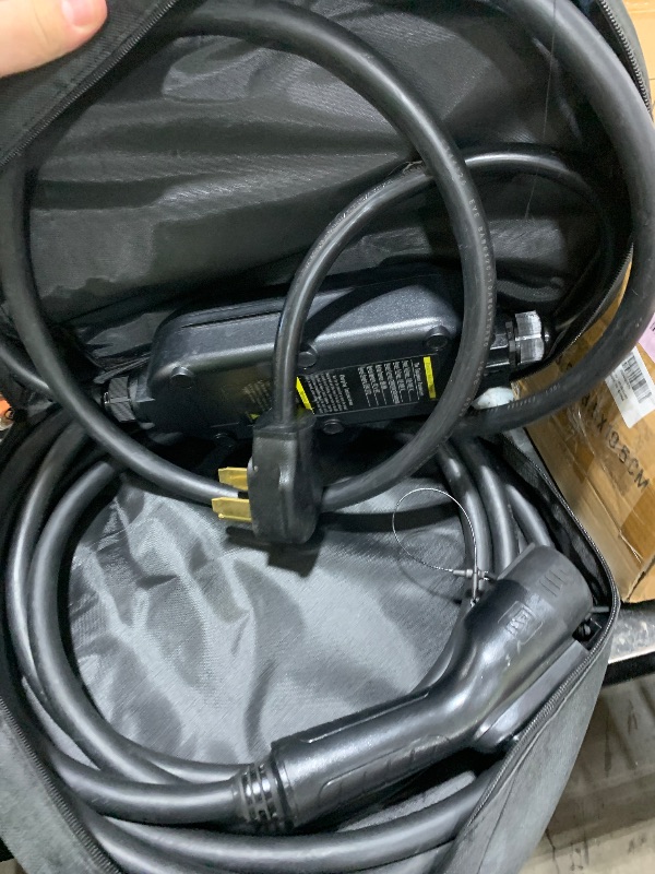 Photo 1 of **INCOMPLETE** SubSun Tesla Level 2 Charger 50Amp,240V Portable EV Charging for All North American EVs Includes J1772 and Tesla, 25FT EV Charging Cable with NEMA 14-50 Plug (with Tesla Adapter)