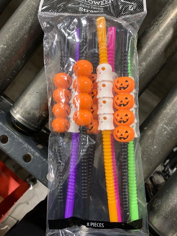 Photo 1 of
WAY TO CELEBRATE! Halloween BPA Free Plastic Material Straws 8 Piece Pumpkin & Ghost Icona Party Item
