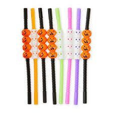 Photo 1 of 
WAY TO CELEBRATE! Halloween BPA Free Plastic Material Straws 8 Piece Pumpkin & Ghost Icona Party Item