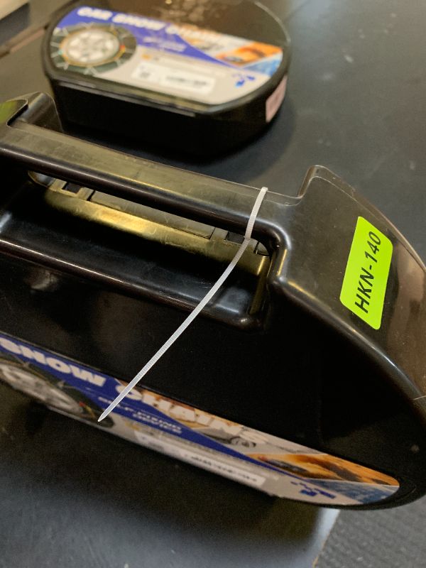 Photo 2 of Snow-Chains Auto Fixing 1 Min Quick Fit Easy Installation Tire-Chains, Portable Reusable Universal Emergency Tire Traction Chain for Passenger Car, Pickup Trucks and SUV - Set of 2 (HKN-140)