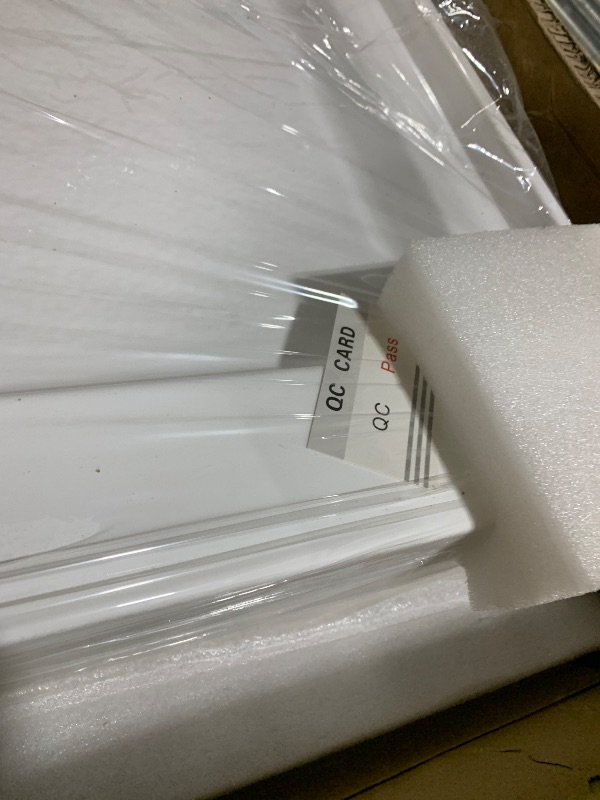 View 4 of Fine Fixtures 32" x 32" Double Threshold Acrylic Shower Base with Non-Slip Textured Surface - Durable White Shower Floor Pan for Safe, Reliable Bathroom Use