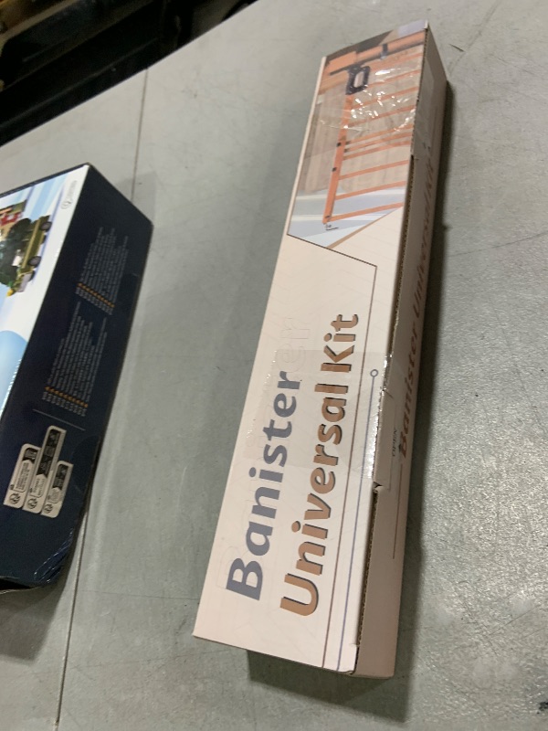 Photo 1 of 1 Pcs No Hole Stairway Baby Gate Adapter - Fits Round & Square Banisters, Compatible with Most Hardware and Pressure Mount Baby Gates Up to 37 inches Tall