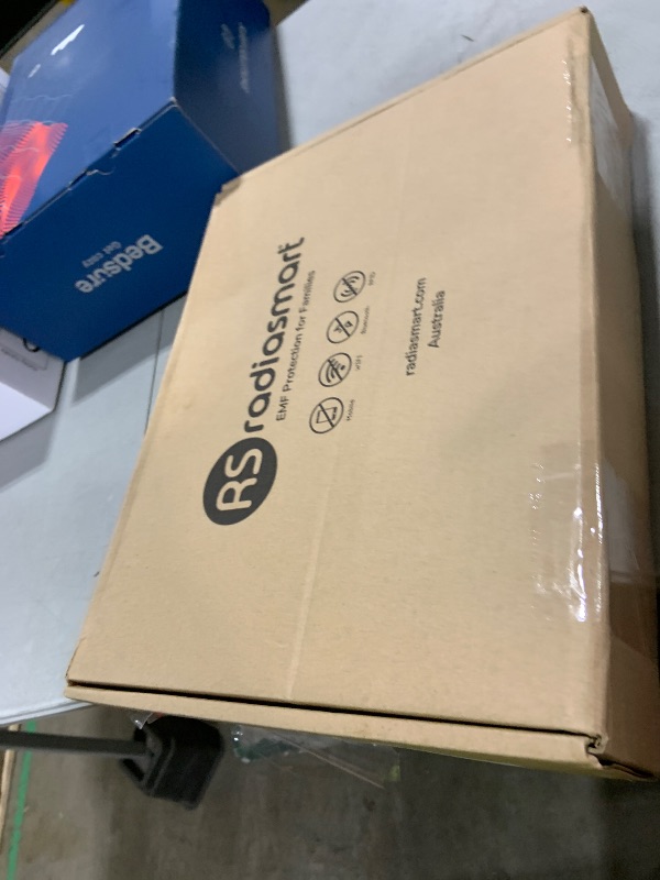 Photo 1 of Radia Smart® EMF Protection Bed Blanket - Bedsheet, Mega Large, Faraday Blanket, 100% Cotton, EMF Shielding 70" x 98"