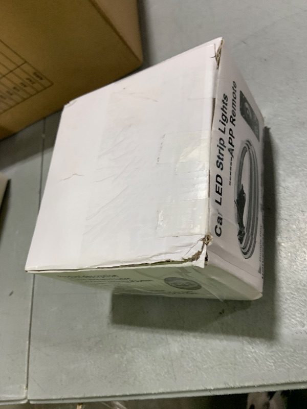 Photo 1 of 5 in 1 Car Led Strip Lights with App Control, RGB Colors Interior Car Lights, Ambient Led Lighting Kit, 4 Light Flashing Modes, USB Neon Accessories for Doors, Center Console