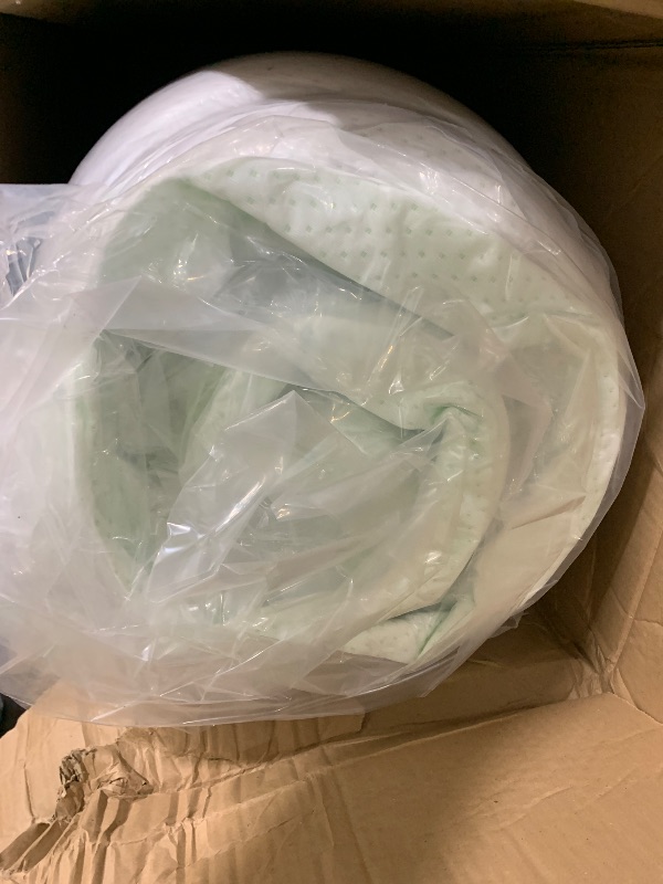 Photo 1 of Zinus 14 Inch King Green Tea Memory Foam Mattress, Fiberglass Free, Medium Firm Feel, Zoned Pressure Relief, Certified Safe Foams & Fabric, Mattress in A Box