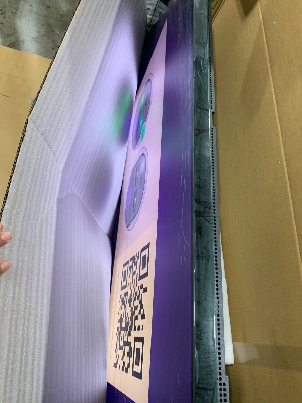 Photo 5 of Roku Smart TV – 55-Inch Pro Series 4K QLED RokuTV with Backlit Roku Voice Remote Pro, Dolby Vision IQ, 120Hz Refresh Rate – Live Local News, Sports, Gaming***** PARTS NOLY ****