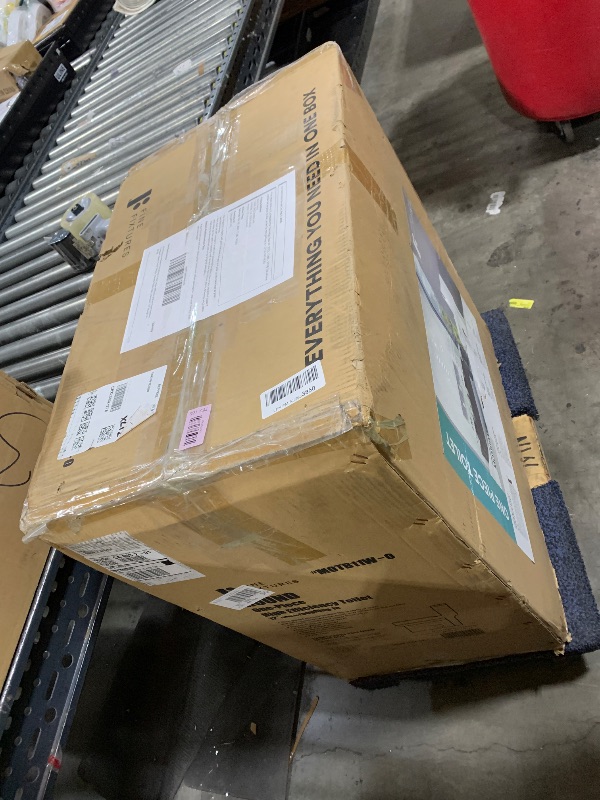 Photo 1 of Fine Fixtures Modern One-Piece Toilet, High-Efficiency Dual Flush System, Compact Space-Saver Design, Round Toilet Seat, Standard 12" Rough-In, White