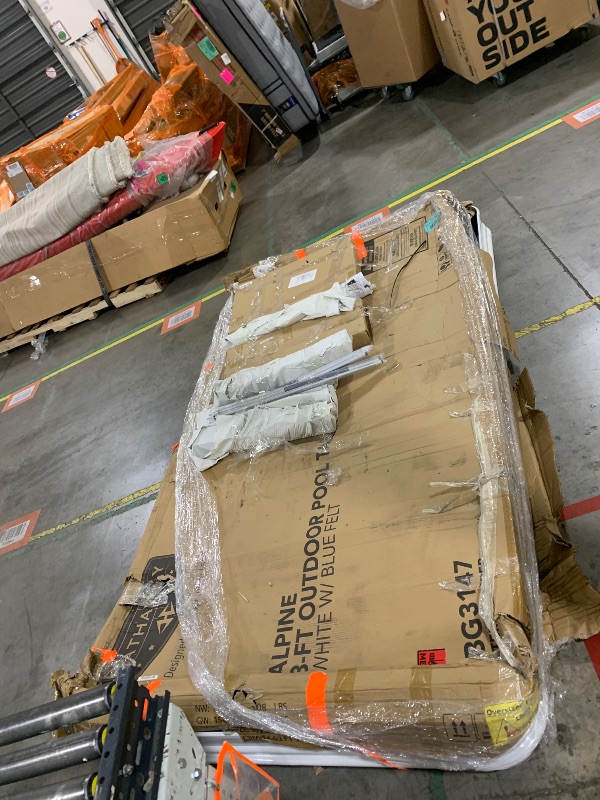 Photo 1 of Alpine 8-ft Outdoor Pool Table with Aluminum Rails and Waterproof Felt