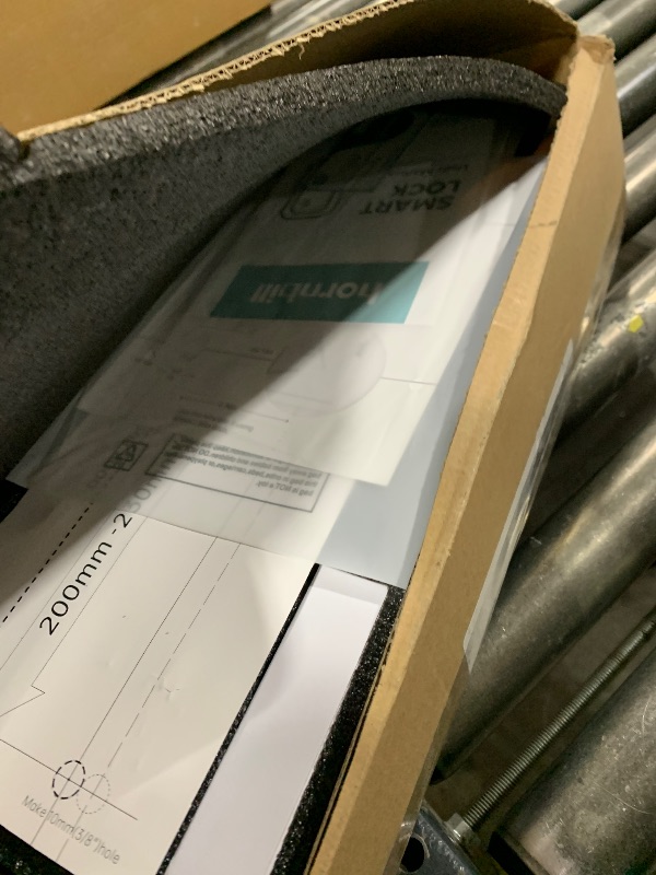 Photo 3 of Keyless Entry Door Lock with Handles, Hornbill Smart Front Door Lock Set, Alexa Front Exterior Door Set, Digital Touchscreen via Bluetooth APP/Keyfob/Key-Matte Black(Not Compatible Gram/Screen Door)