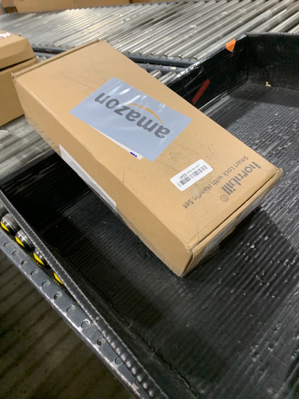 Photo 1 of Keyless Entry Door Lock with Handles, Hornbill Smart Front Door Lock Set, Alexa Front Exterior Door Set, Digital Touchscreen via Bluetooth APP/Keyfob/Key-Matte Black(Not Compatible Gram/Screen Door)