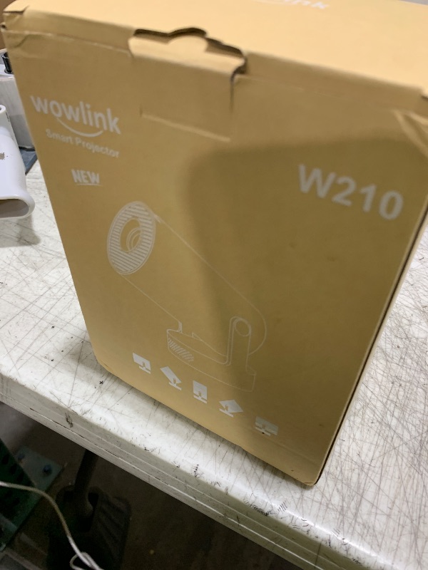 Photo 1 of [Built-in Apps & 2025 Upgraded] Mini Projector with WiFi 6 and Bluetooth 5.4 Support 4K 1080P Auto Keystone 180° Rotatable Projector Portable Compatibile with HDMI/TV Stick/Memory Stick/Laptop, White