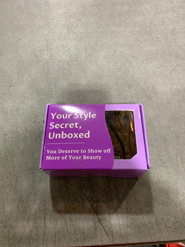 Photo 1 of KooKaStyle Clip in Synthetic Hair Extensions Long Wavy 4PCS Thick Hairpieces Chestnut Brown Fiber Double Weft Natural Hair Extensions 24 Inch for Women