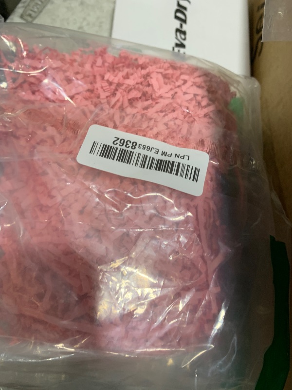 Photo 1 of 1/2 LB Pink Crinkle Cut Paper Shred Filler for Gift Baskets Box Bags, Shredded Paper Grass for Bridesmaid Engagement Wedding Valentine's Day Mother's Day Easter Christmas Holiday Packaging Wrapping WUINOID
