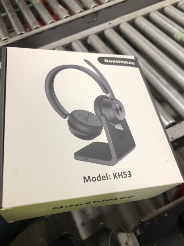 Photo 1 of (Upgraded Version) Wireless Headset, Bluetooth Headset with Noise Cancelling Microphone, Best Headphones with Mic Mute & USB Dongle for PC/Computer/Laptop/Cell Phones/Remote Work/Call Center