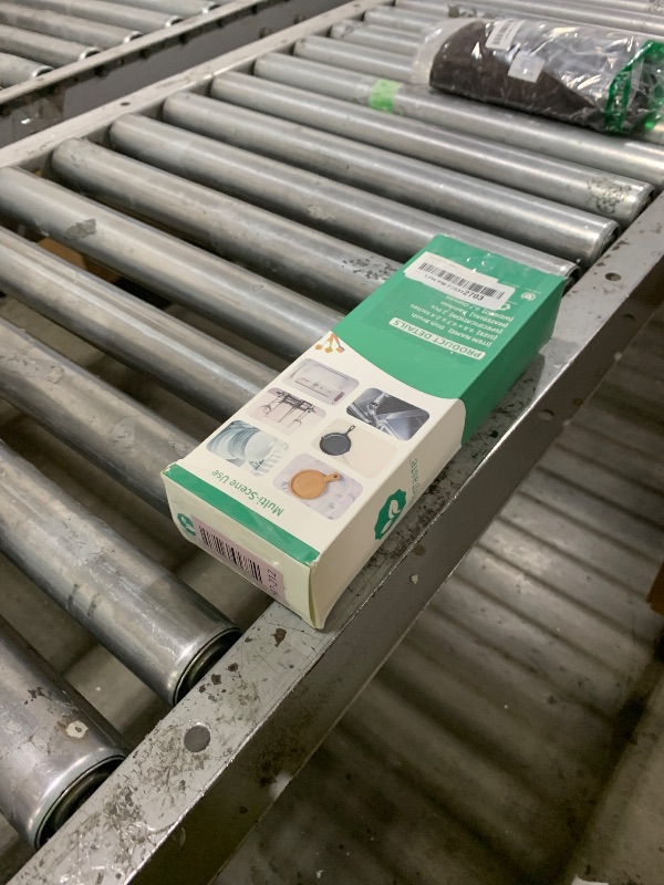 Photo 1 of 2 Pack Kitchen Dish Brush Bamboo Handle Dish Scrubber Built-in Scraper, Scrub Brush for Pans, Pots, Kitchen Sink Cleaning, Dishwashing and Cleaning Brushes are Perfect Cleaning Tools, White